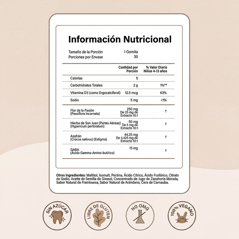 Gomitas de Azafrán - Mood Bites